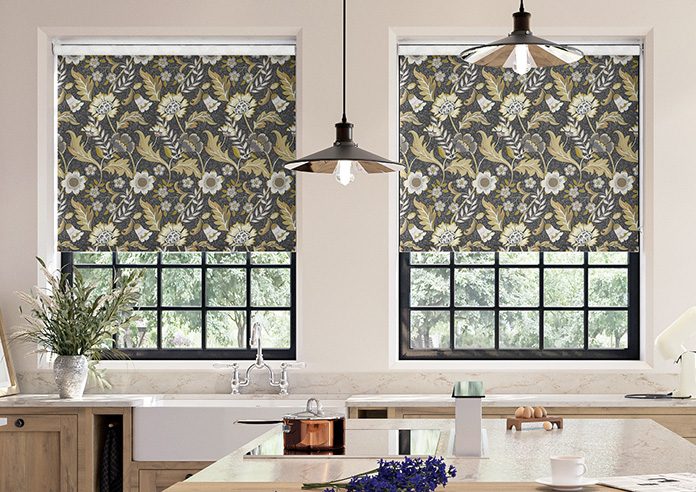Folklore, Gilded Black - Twist&Fit Roller Blind - Image 3
